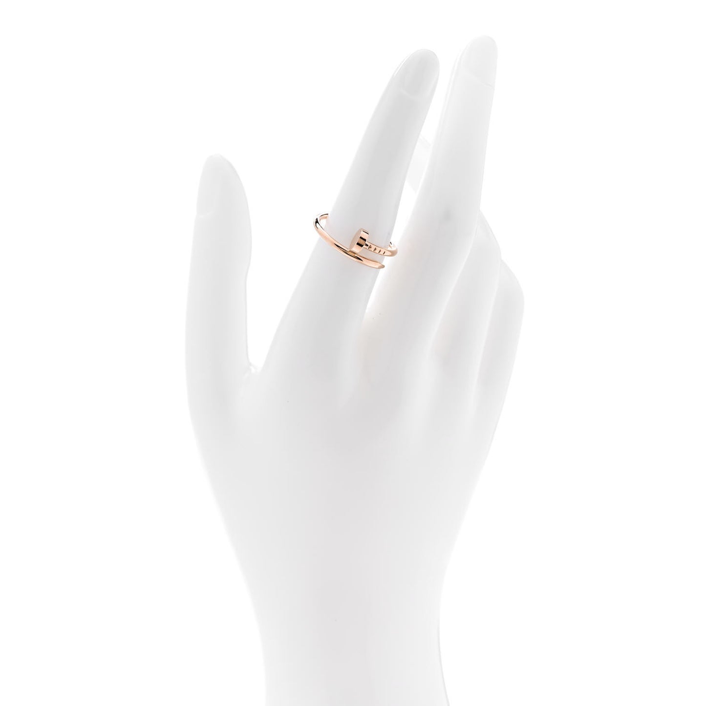 18K Pink Gold Small Juste Un Clou Ring 53 6.25