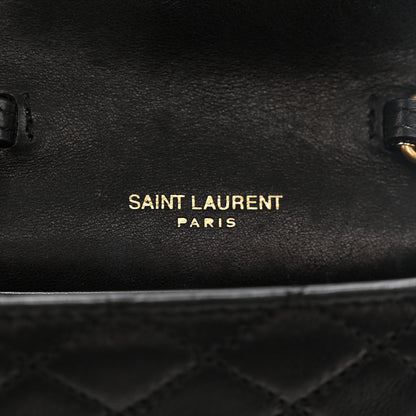 Saint Laurent Lambskin Quilted Micro Gaby Bag Black 6 of 10