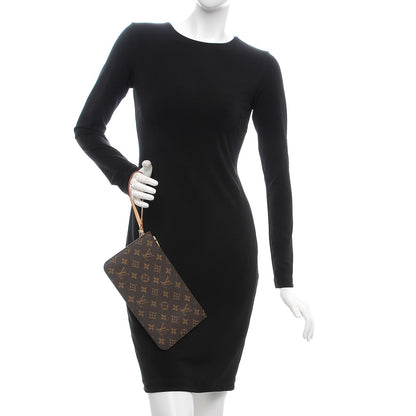 Louis Vuitton Monogram Neverfull MM GM Pochette 2 of 8