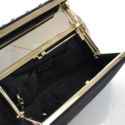 Christian Dior Satin Crystal Clutch 6 of 9