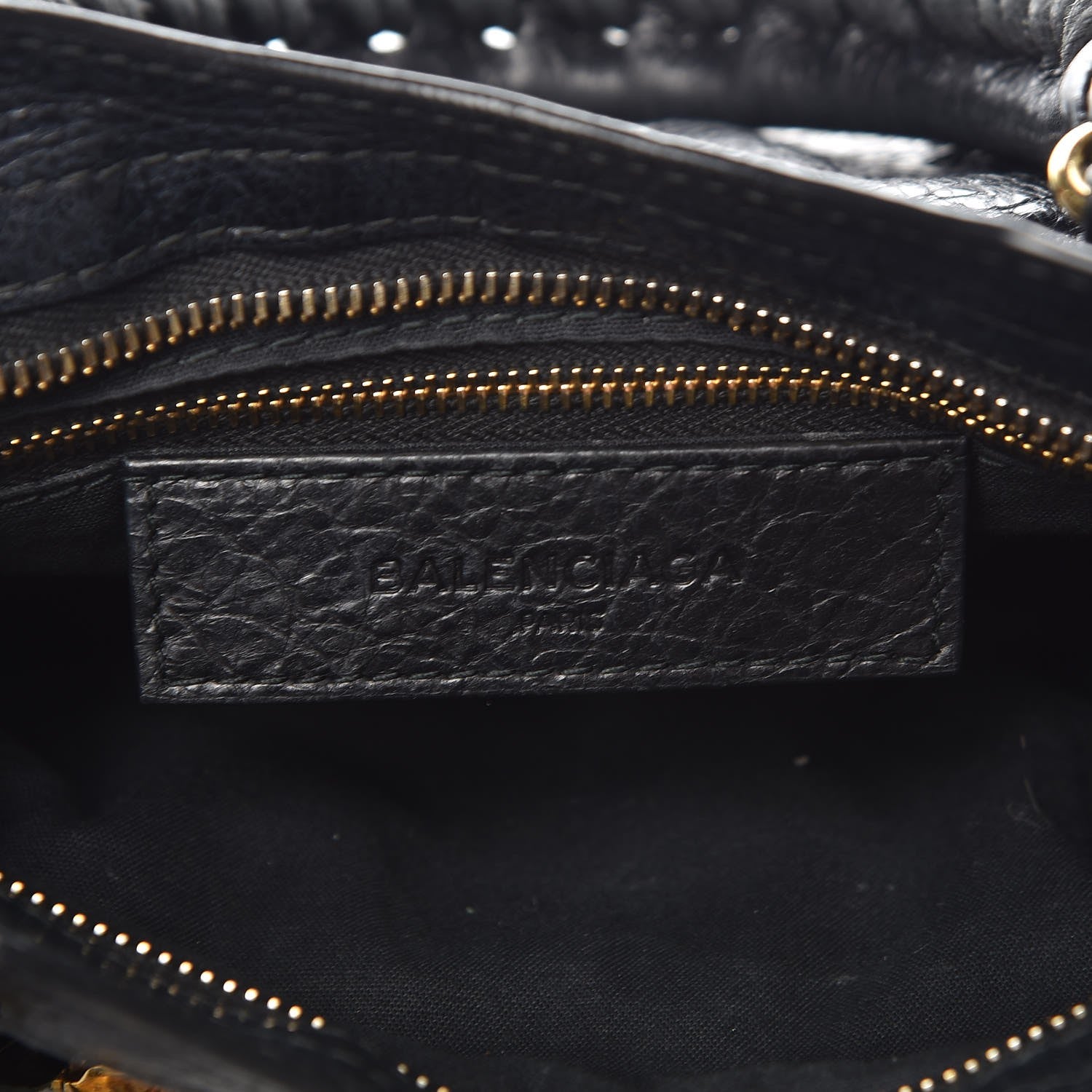 Balenciaga Agneau Giant 12 Gold Hardware Mini City Black 6 of 7