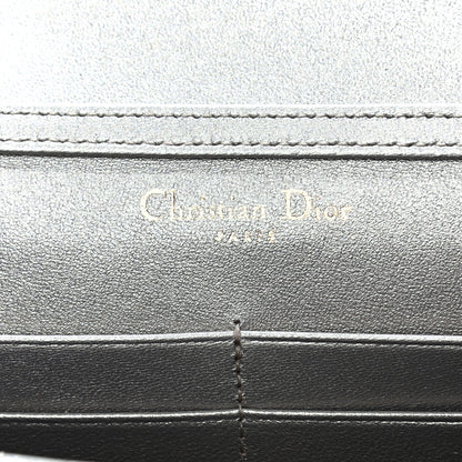 Christian Dior Metallic Grained Calfskin Diorama Wallet on Chain Pouch Light Gold 5 of 8