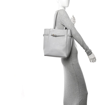 Givenchy Calfskin Small Voyou Small North South Tote Light Grey 2 of 9