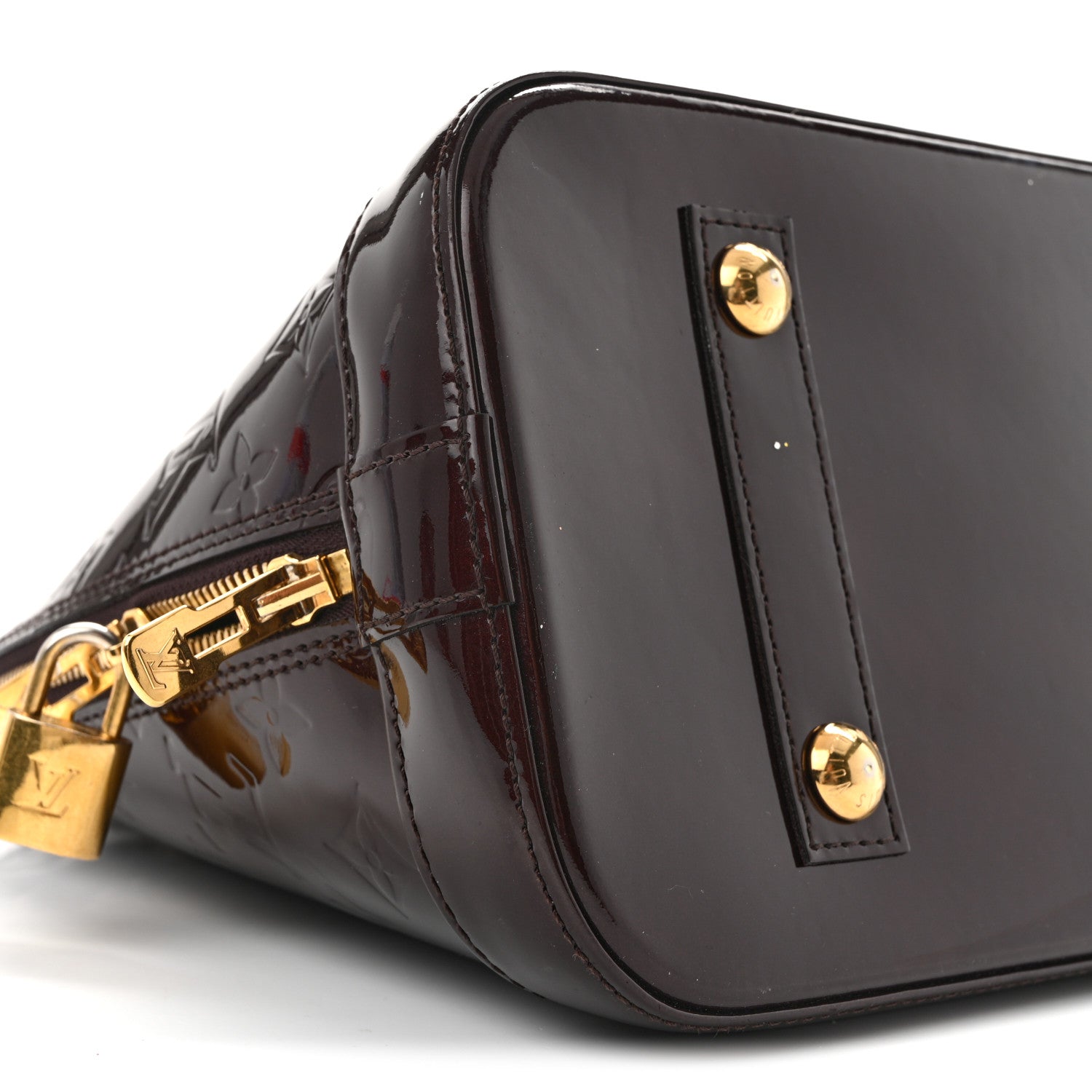Louis Vuitton Vernis Alma PM Amarante 9 of 13