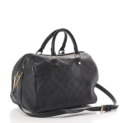 Louis Vuitton Empreinte Speedy Bandouliere 30 Black 3 of 16
