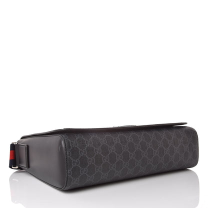 Gucci GG Supreme Monogram Night Courrier Flap Messenger Black Multicolor 4 of 12