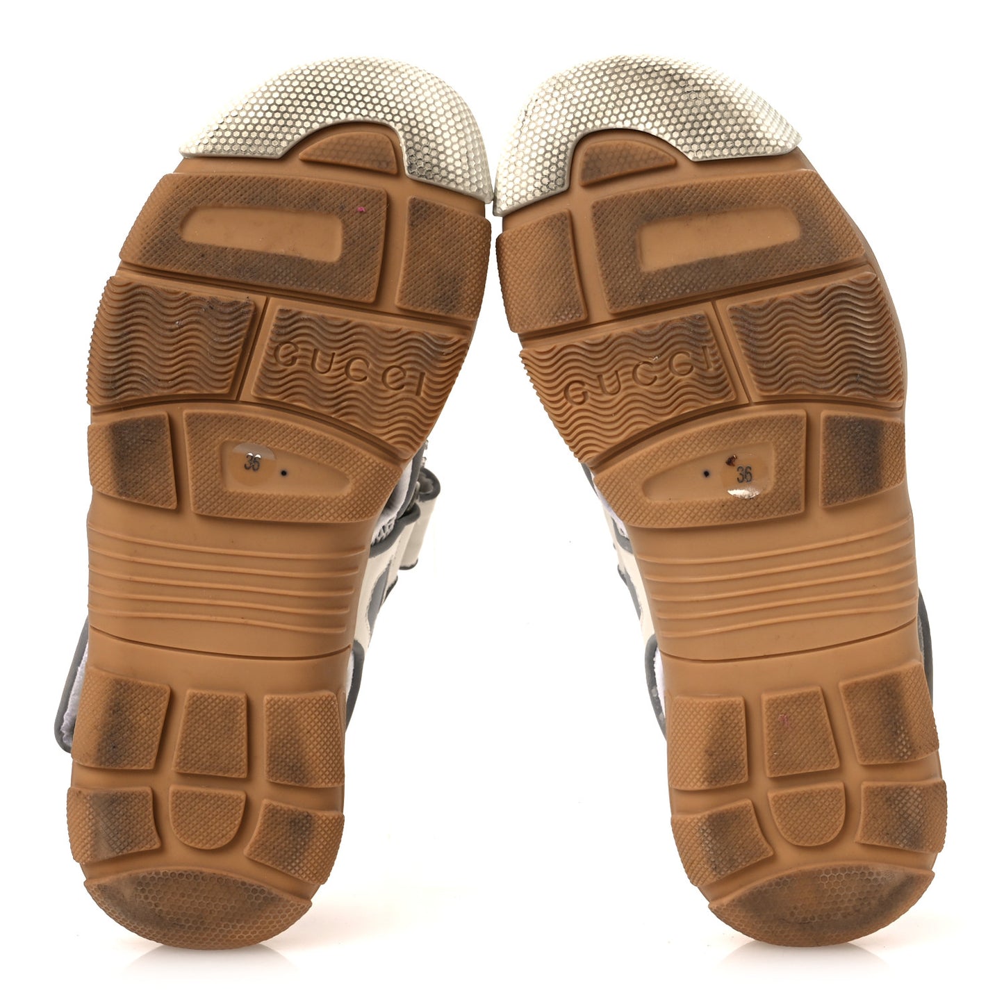 Mesh Fabric Tinsel Sport Sandals 36 White Silver