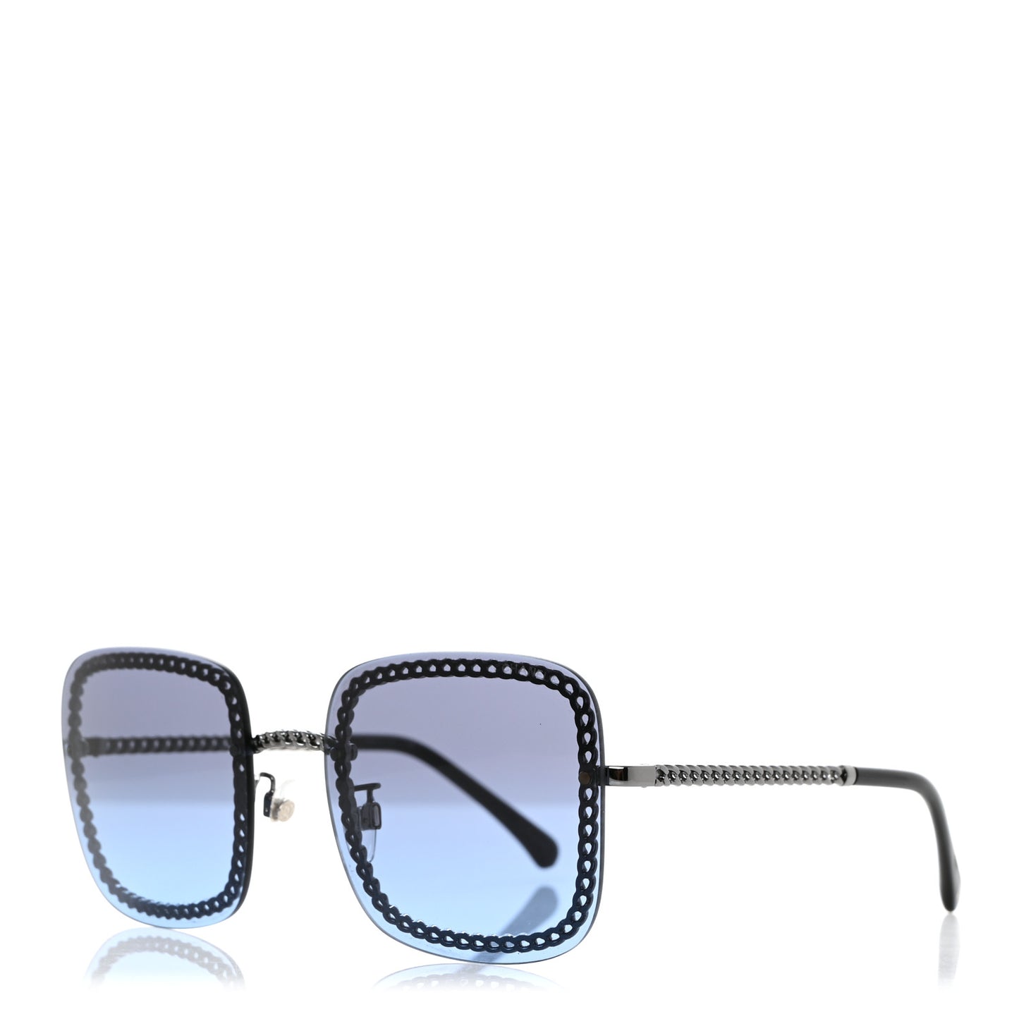 Chain Square Sunglasses 4244 Blue