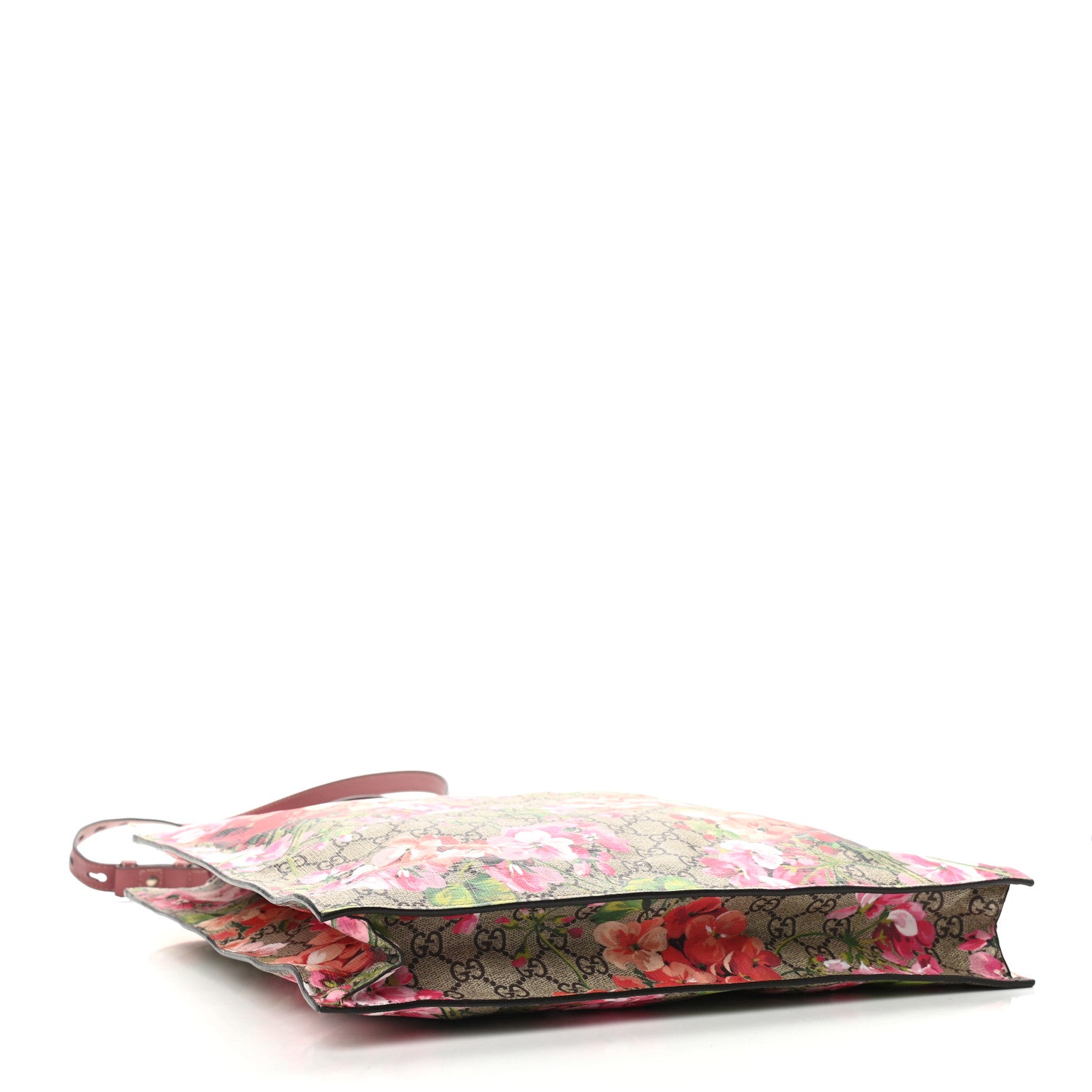 Gucci Soft GG Supreme Monogram Blooms Vertical Tote Beige Multicolor Dry Rose 4 of 9