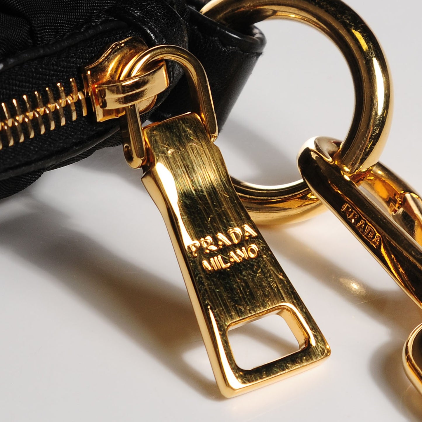 Tessuto Nylon Gaufre Tote Nero Black