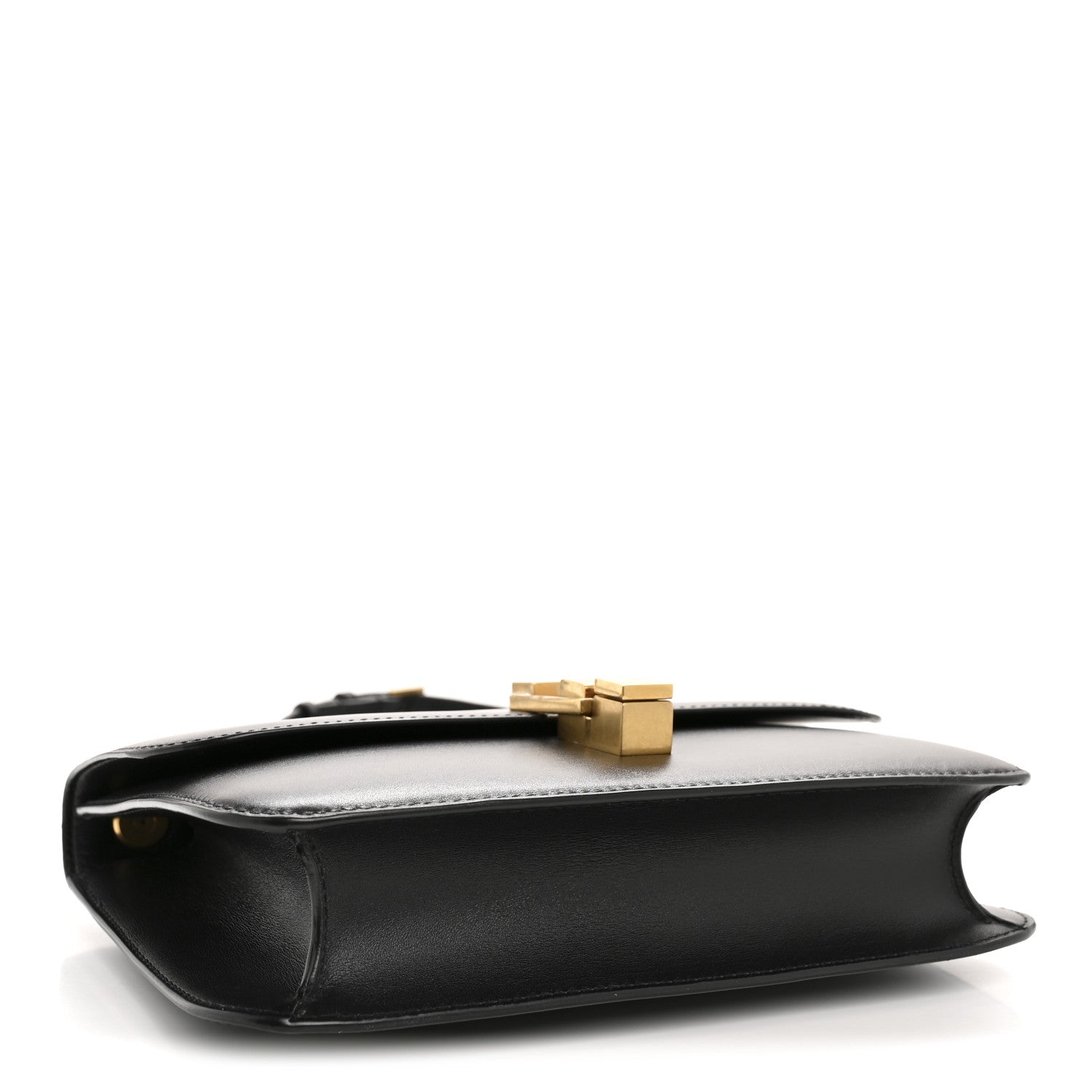 Saint Laurent Smooth Calfskin Carre Satchel Black 4 of 11