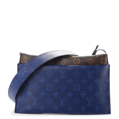 Louis Vuitton Monogram Small Outdoor Pouch Pacific Blue 1 of 8