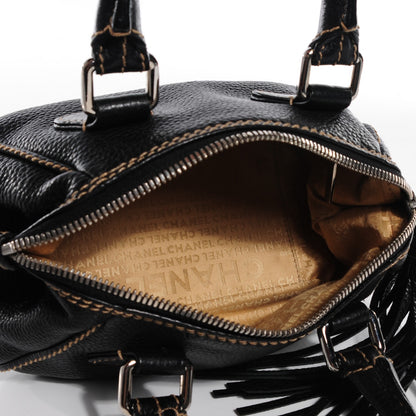 Chanel Calfskin Small Tassel Satchel Black 7 of 7