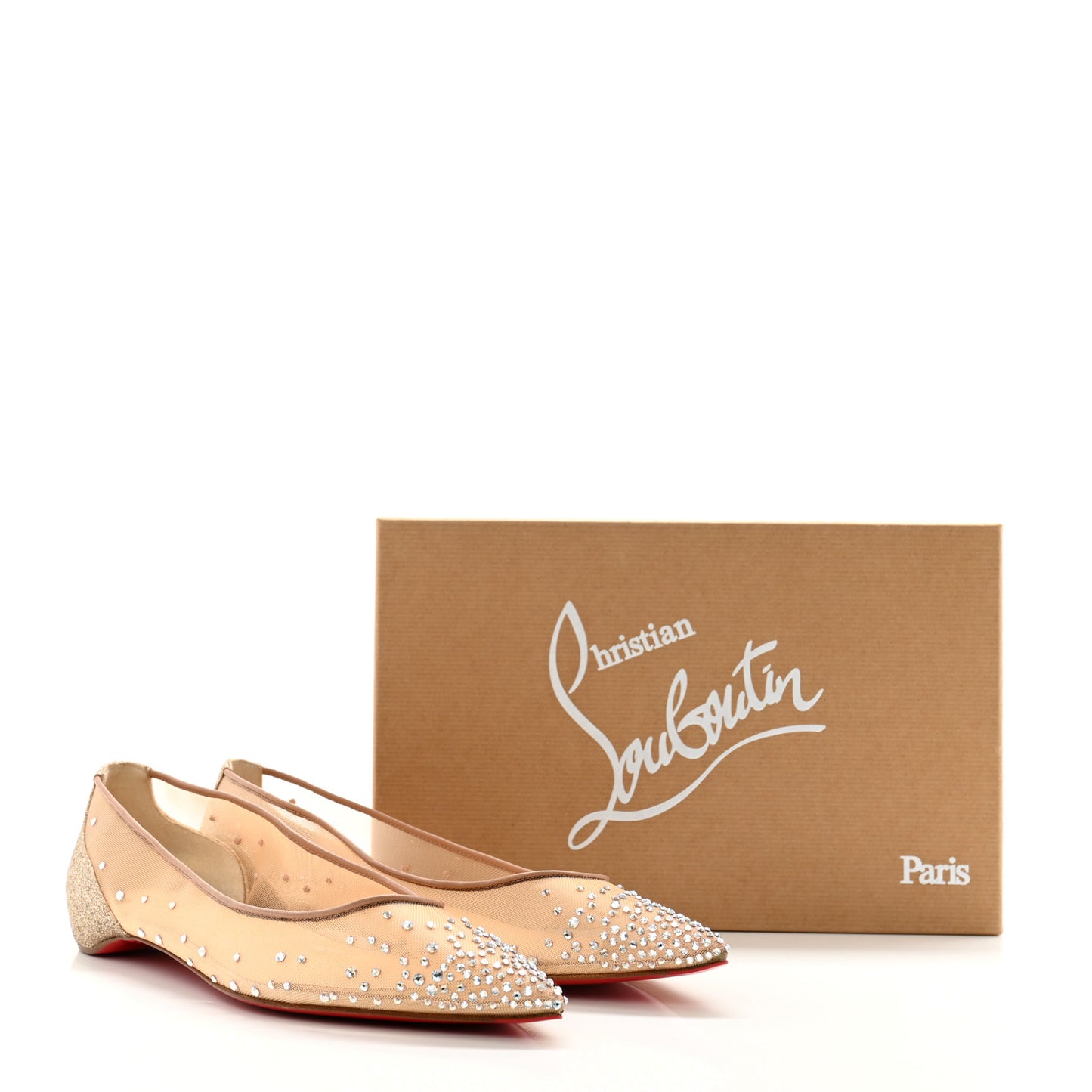 Crystal Strass Follies Flats 40