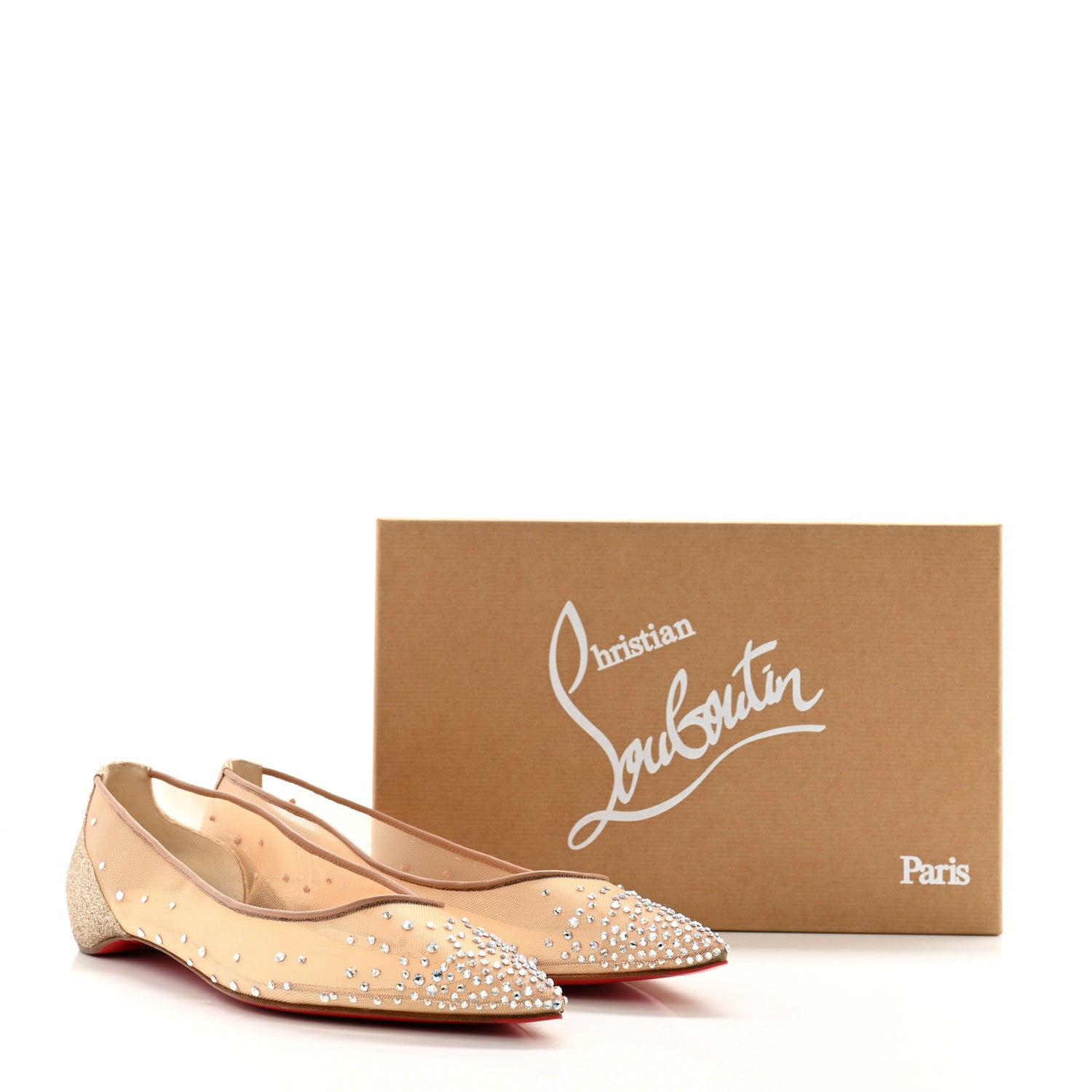 Christian Louboutin Crystal Strass Follies Flats 40 11 of 11
