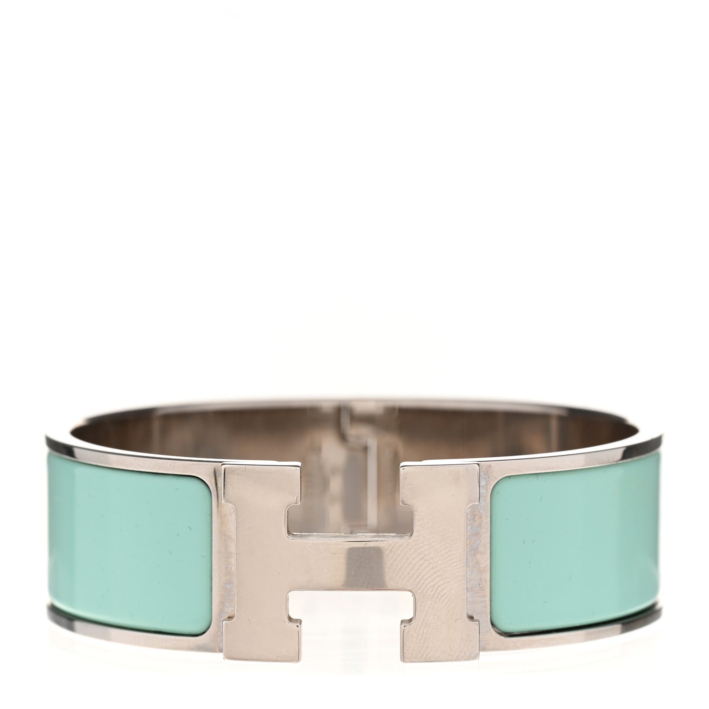 Enamel Wide Clic Clac H Bracelet GM Lagon