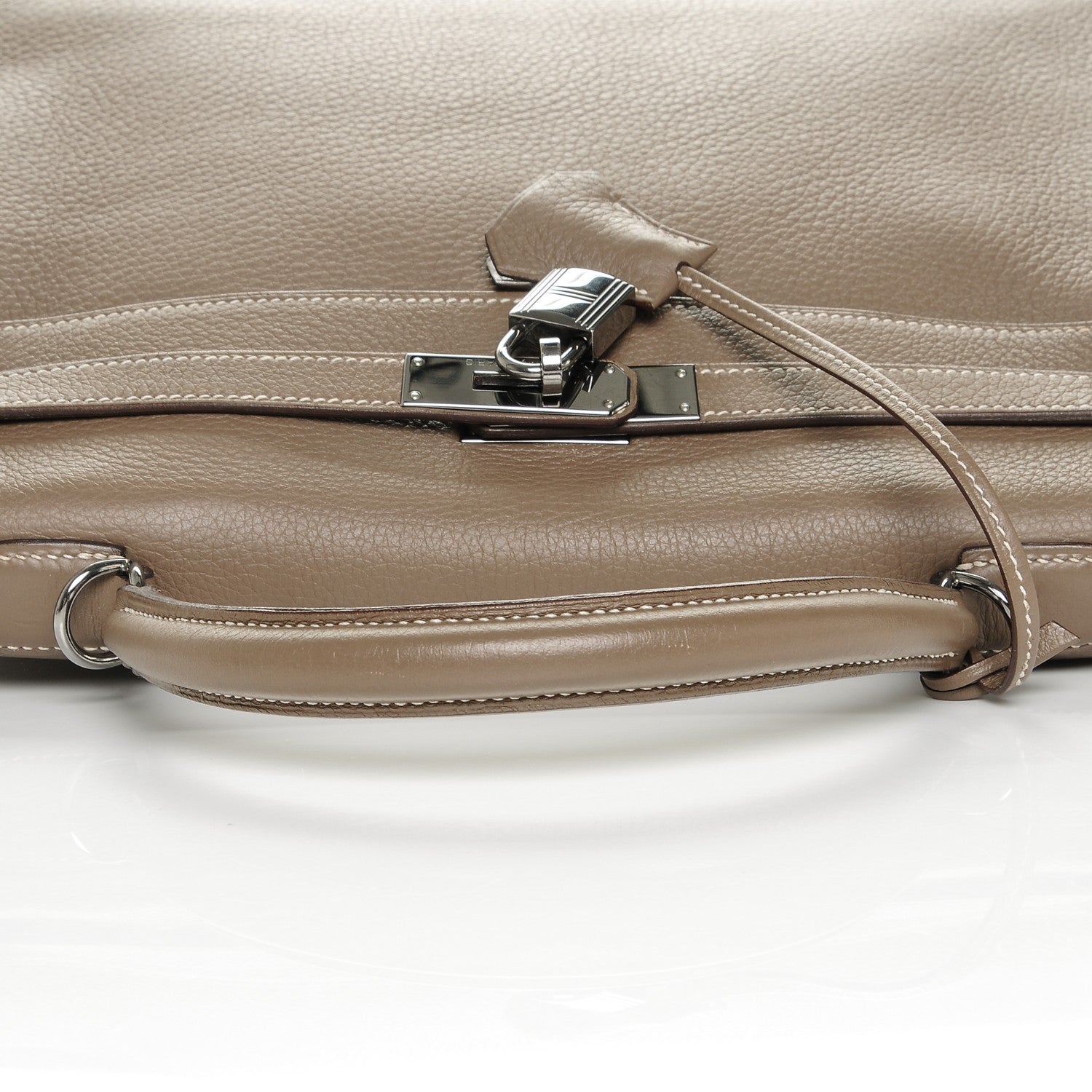 Hermes Taurillon Clemence Kelly Retourne 32 Etoupe 10 of 24