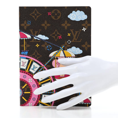 Louis Vuitton Monogram 2020 Christmas Animation Big Wheel Notebook MM Rose Ballerine 2 of 8