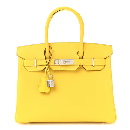 Hermes Epsom Birkin 30 Jaune De Naples 1 of 13