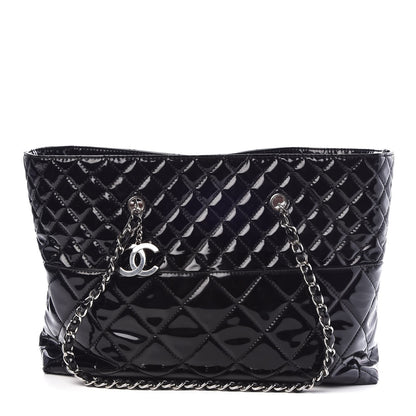 Chanel Vinyl Quilted Large In The Business Tote Black 1 of 8