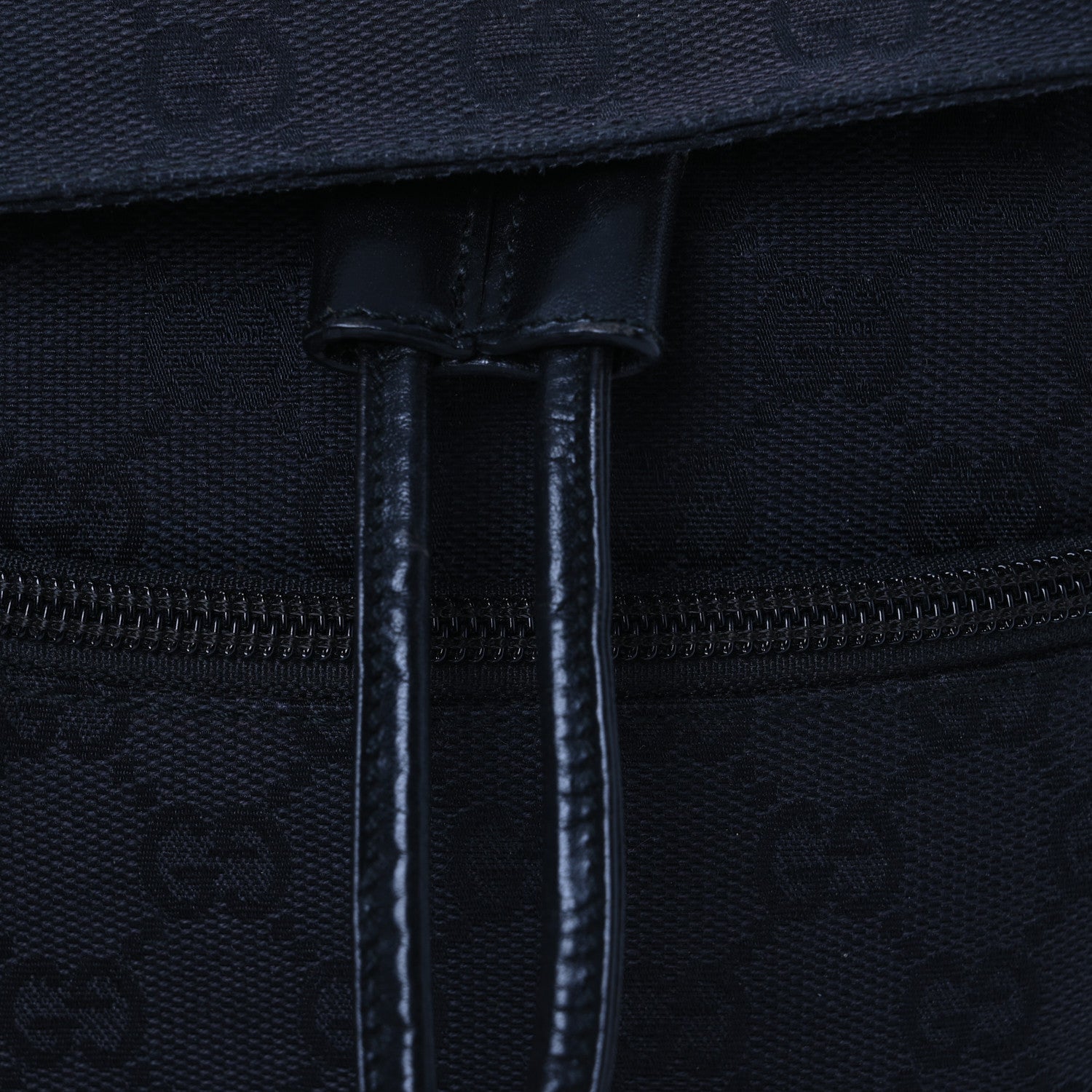 Gucci Nylon Monogram Backpack Black 8 of 14