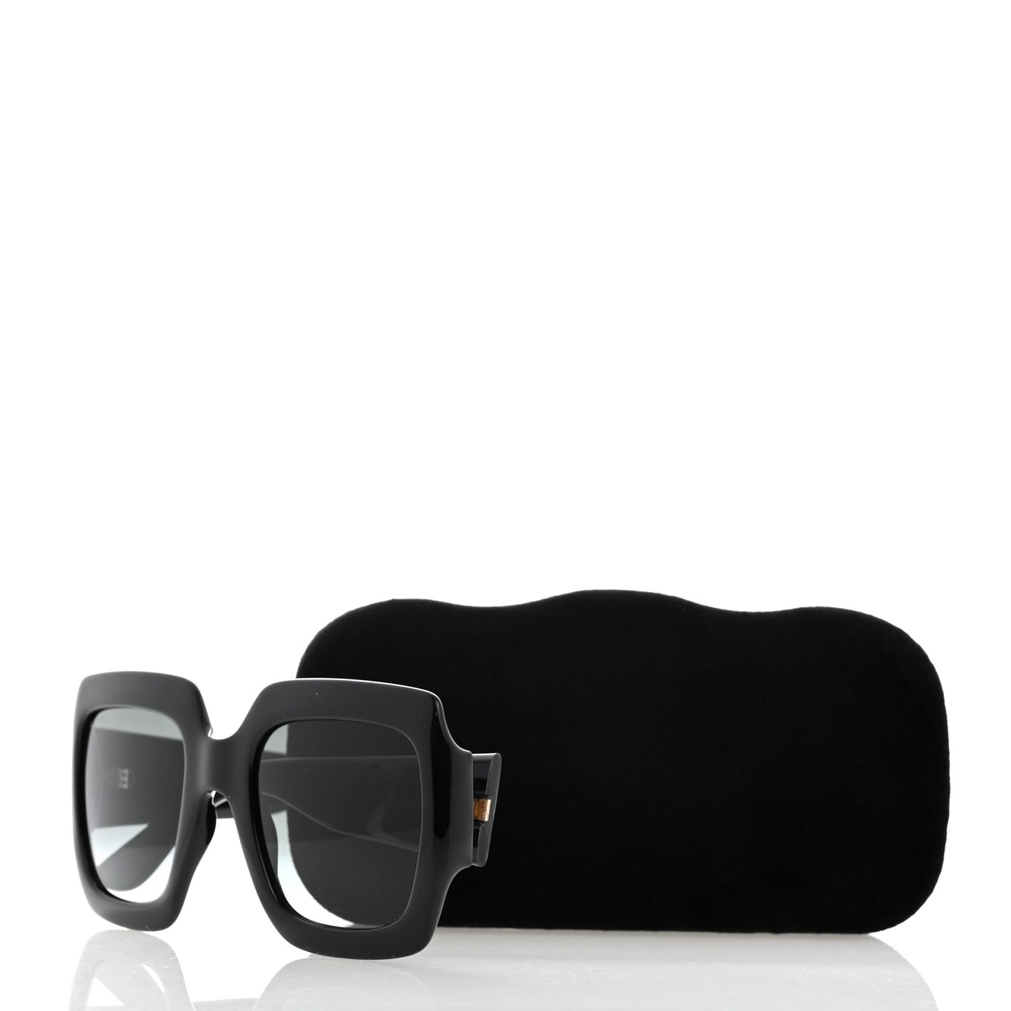 Acetate Square Frame Sunglasses GG0053S Black