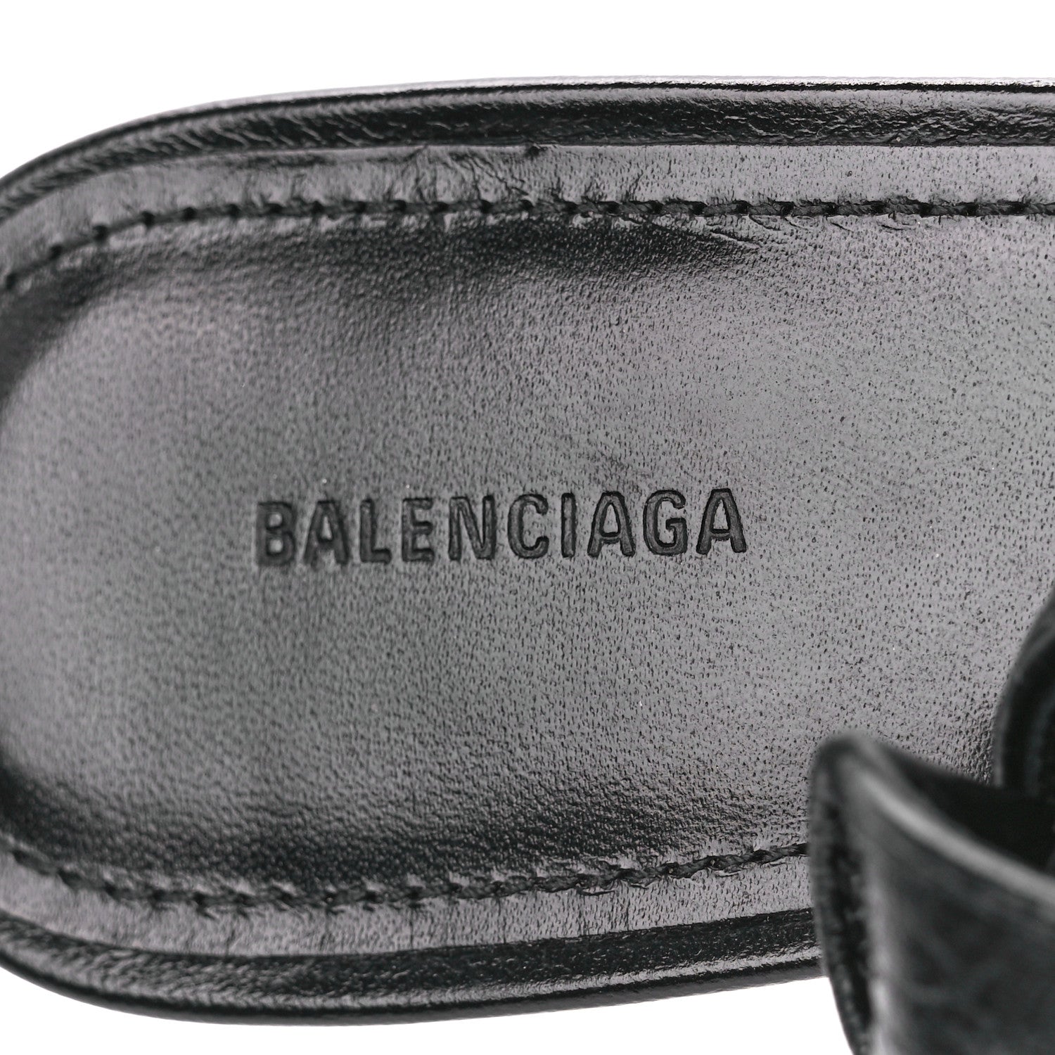 Balenciaga Agneau Arena Cagole 70mm Slingback Pumps 38 Black 7 of 9