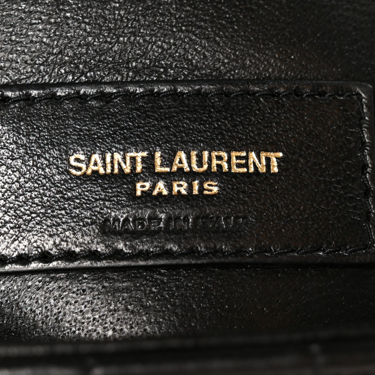Lambskin Matelasse Monogram Medium Vicky Chain Bag Black