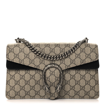 Gucci GG Supreme Monogram Small Dionysus Shoulder Bag Black 1 of 12