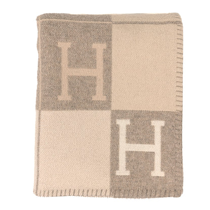 Hermes Wool Cashmere Avalon III Blanket Coco Camomille 1 of 3