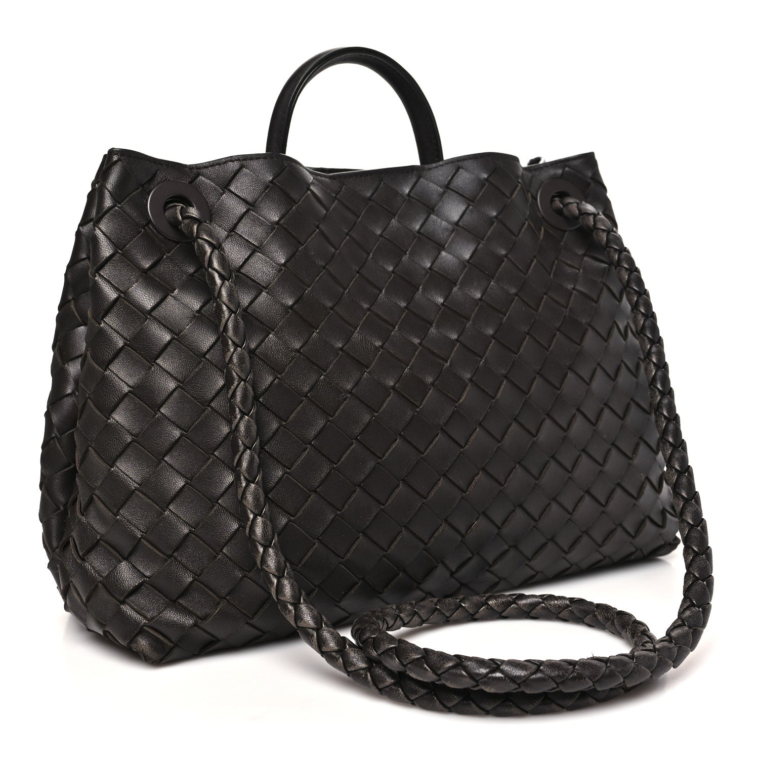 Bottega Veneta Nappa Intrecciato Medium Andiamo Shoulder Bag Fondant 3 of 11