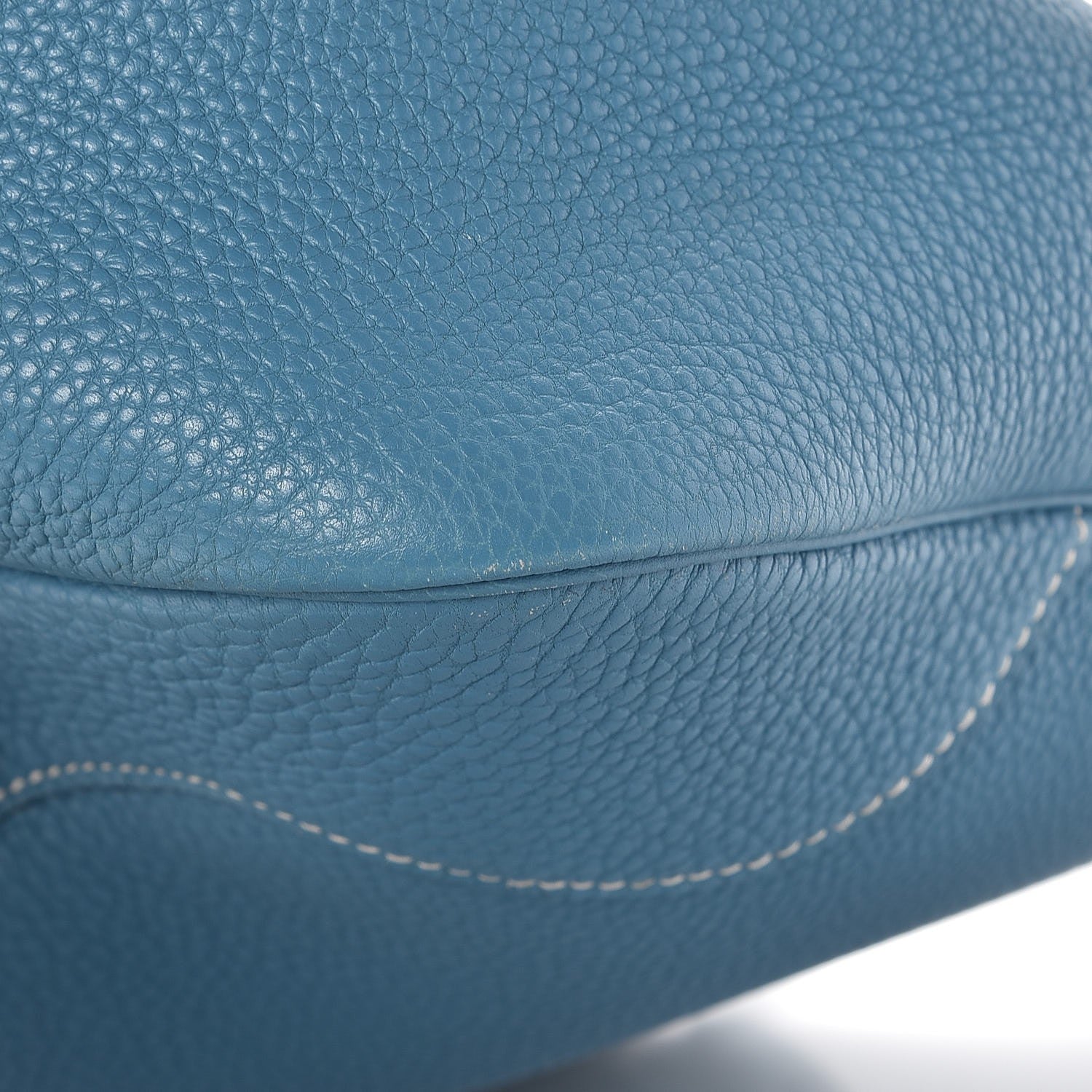 Hermes Togo Trim 35 Hobo Blue Jean 9 of 9