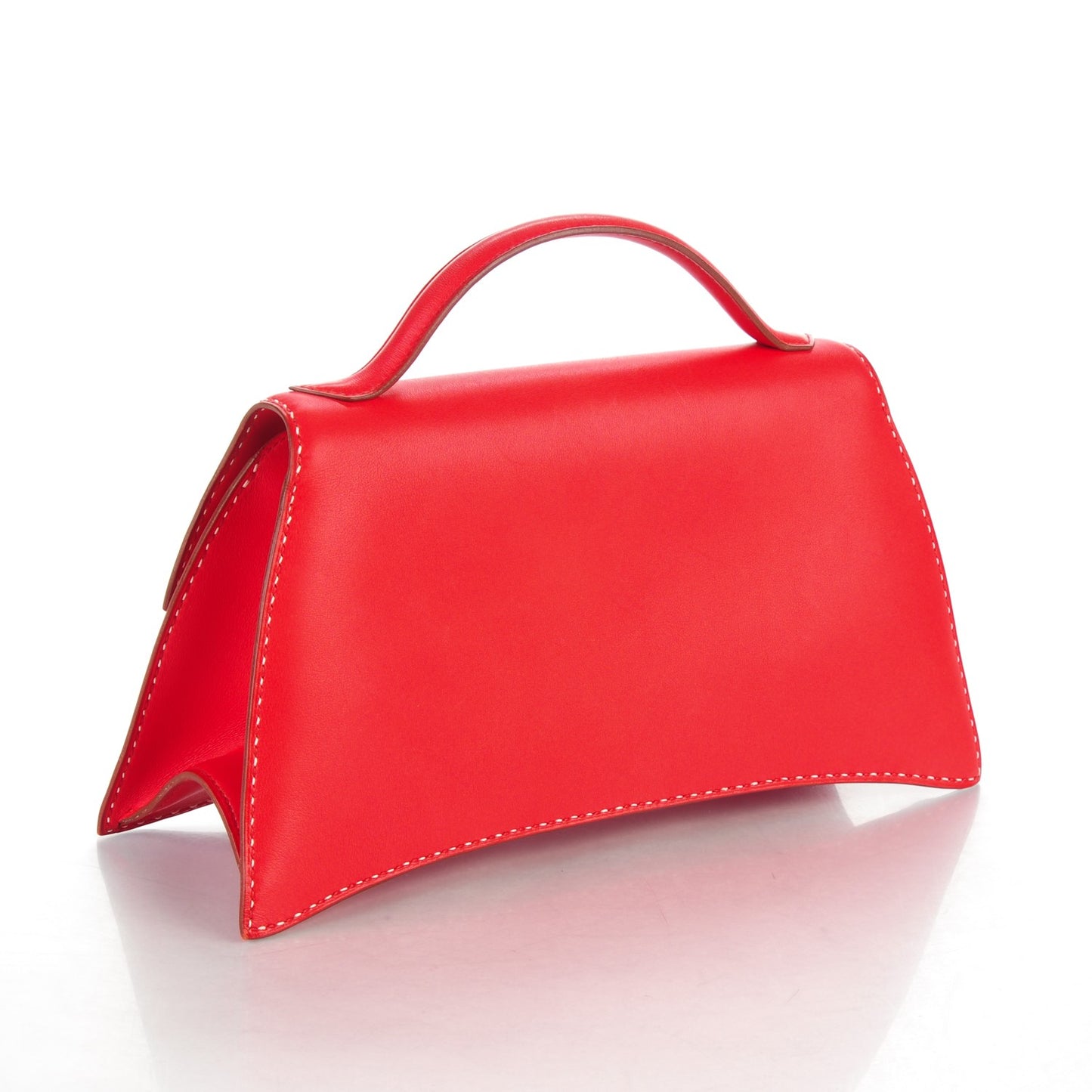 Veau Gulliver Touareg Abal Handbag Rouge Vif
