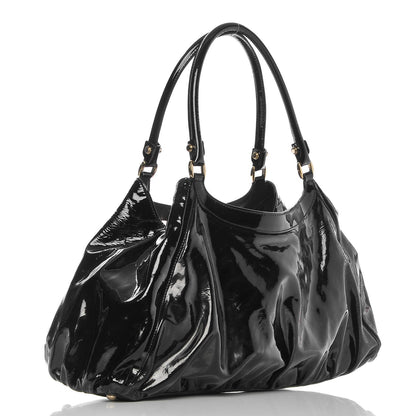 Gucci Patent Large D Ring Tote Black 3 of 7