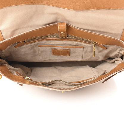 Prada Canapa Cinghiale Top Handle Satchel Naturale Cuoio 5 of 11