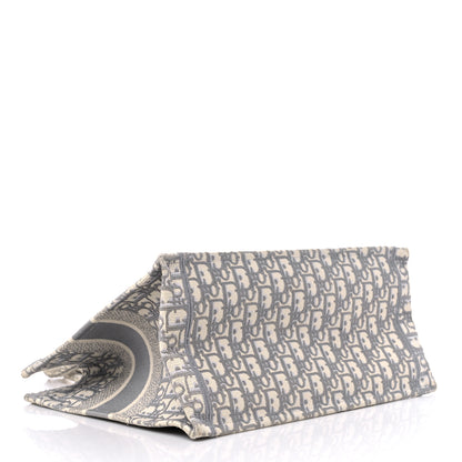 Christian Dior Oblique Medium Book Tote Grey 4 of 16