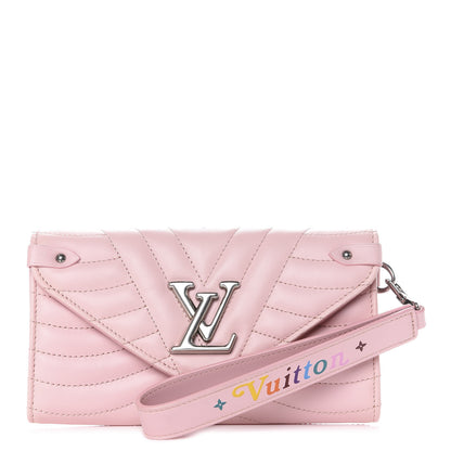 Louis Vuitton Calfskin New Wave Long Wallet Smoothie Pink 1 of 10