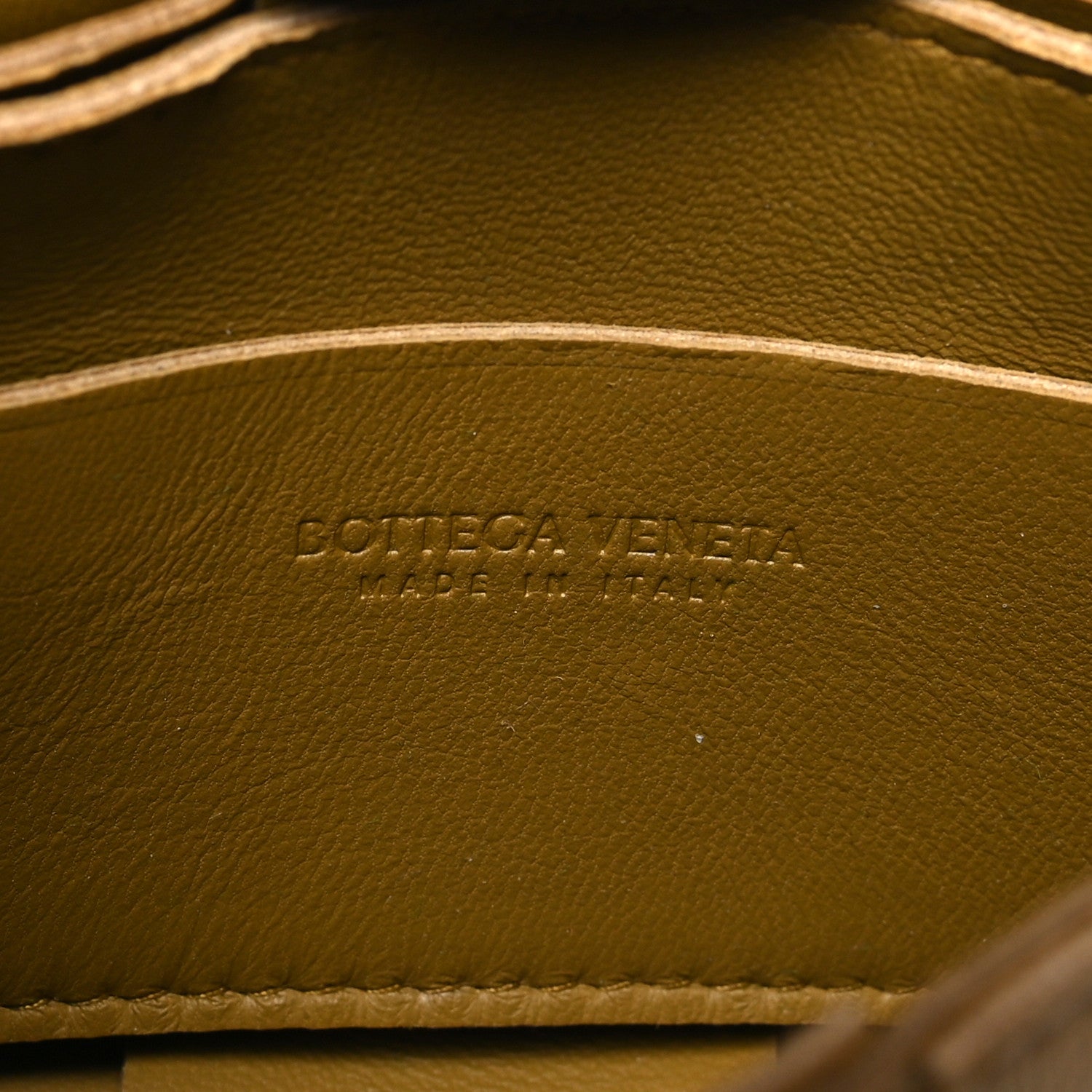 Bottega Veneta Lambskin Maxi Intrecciato Extra Mini Cassette Crossbody Bag Ochre 6 of 9