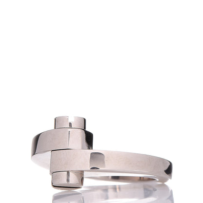 Cartier 18K White Gold Menotte Ring 53 6.25 3 of 7