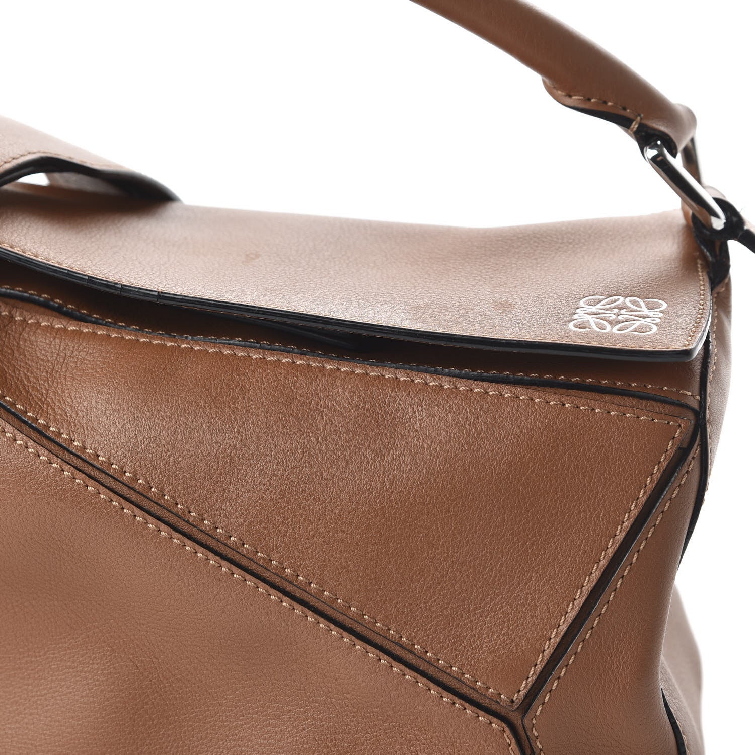 Loewe Calfskin Small Puzzle Bag Tan 11 of 11