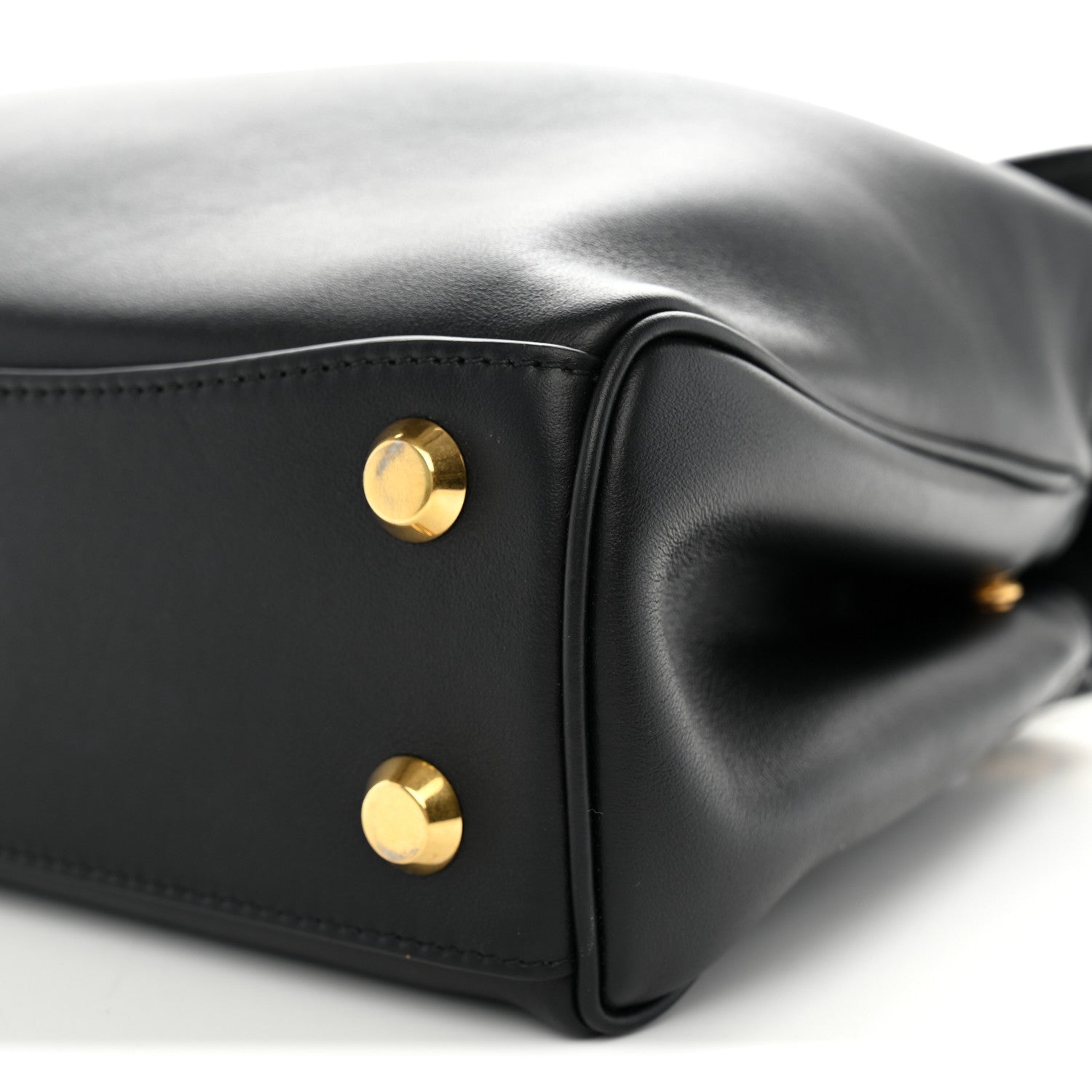 Balenciaga Natural Smooth Calfskin Mini Rodeo Top Handle Handbag Black 10 of 10