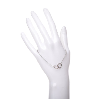Cartier 18K White Gold Interlocking LOVE Bracelet 2 of 8
