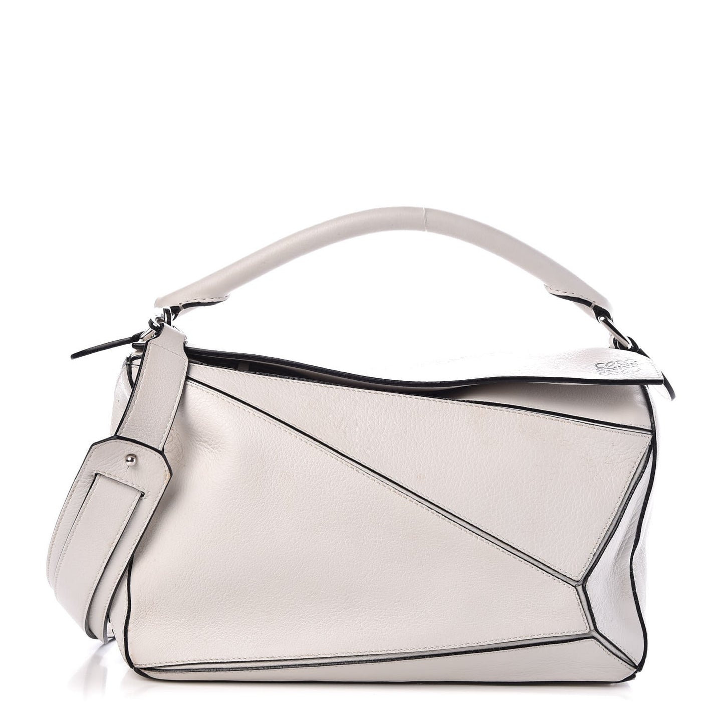 Calfskin Puzzle Bag White