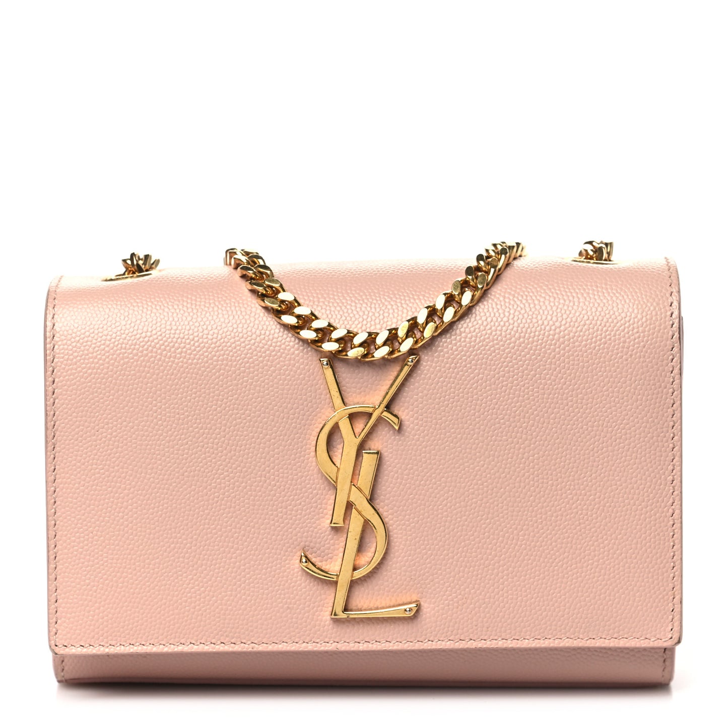 Grain De Poudre Small Monogram Kate Satchel Pale Blush