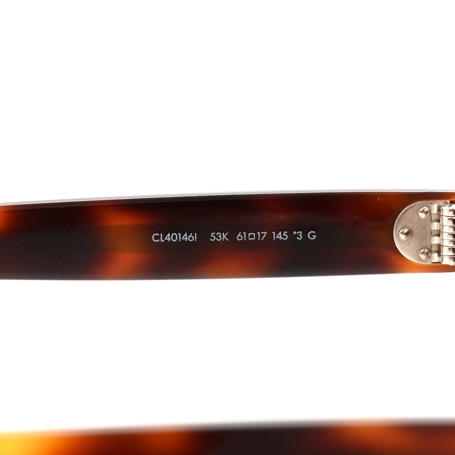 Celine Acetate Oversized Square Sunglasses CL401461 Tortoise 6 of 7