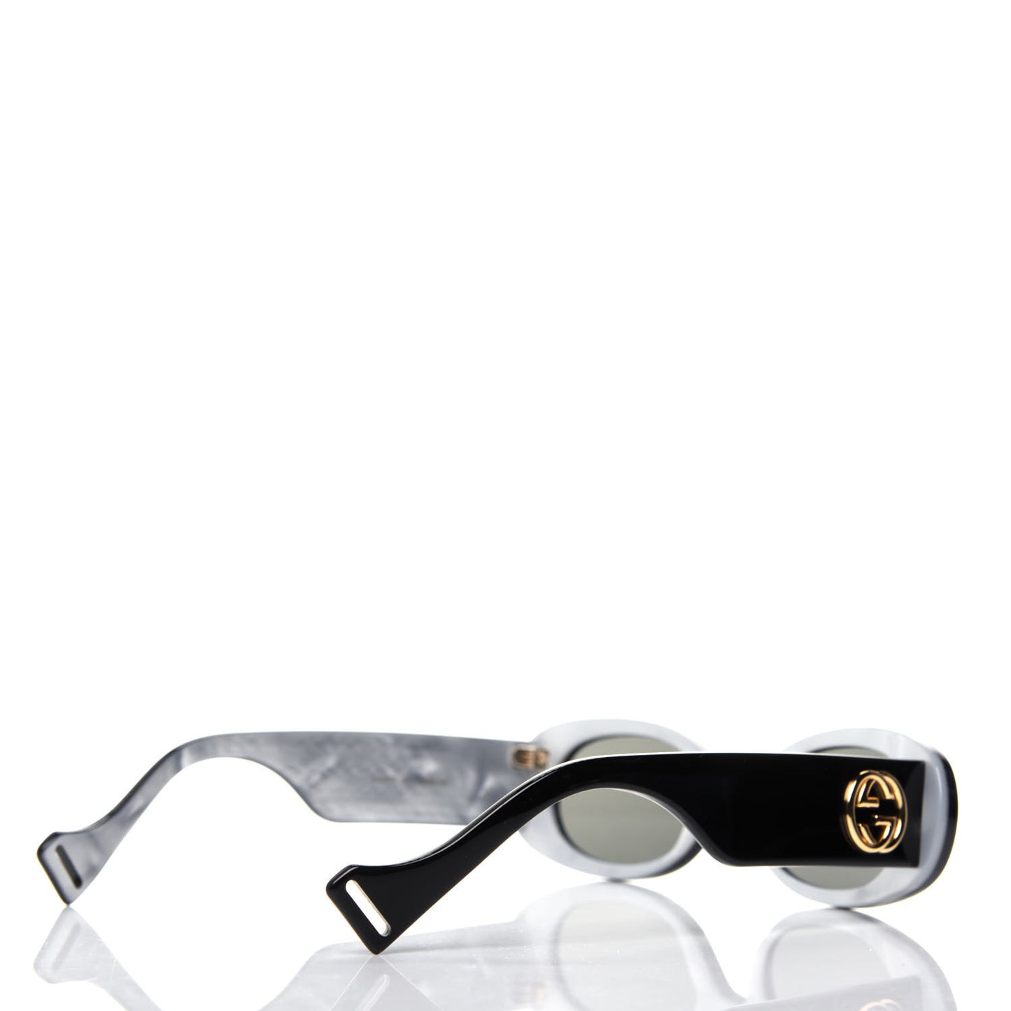 Acetate Oval Sunglasses GG0517S Black