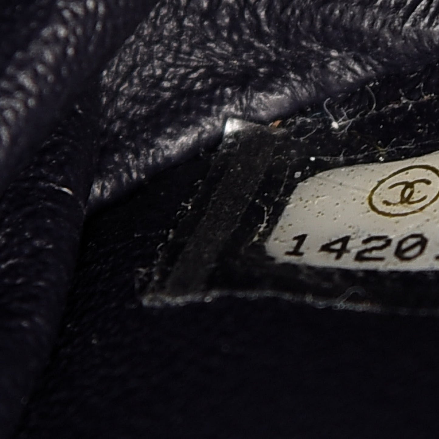 Aged Calfskin Quilted 2.55 Reissue 227 Flap Navy Blue