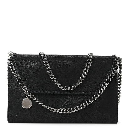 Stella McCartney Shaggy Deer Mini Falabella Crossbody Bag Black 1 of 9