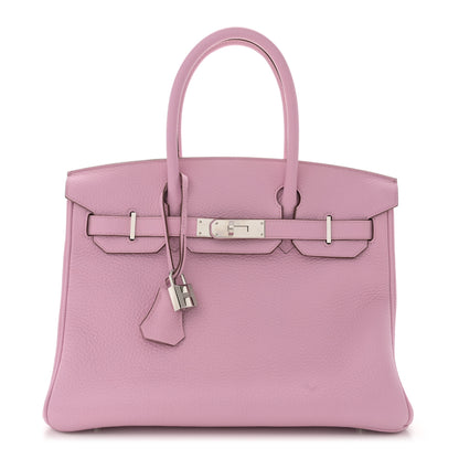 Hermes Taurillon Clemence Birkin 30 Mauve Sylvestre 1 of 12