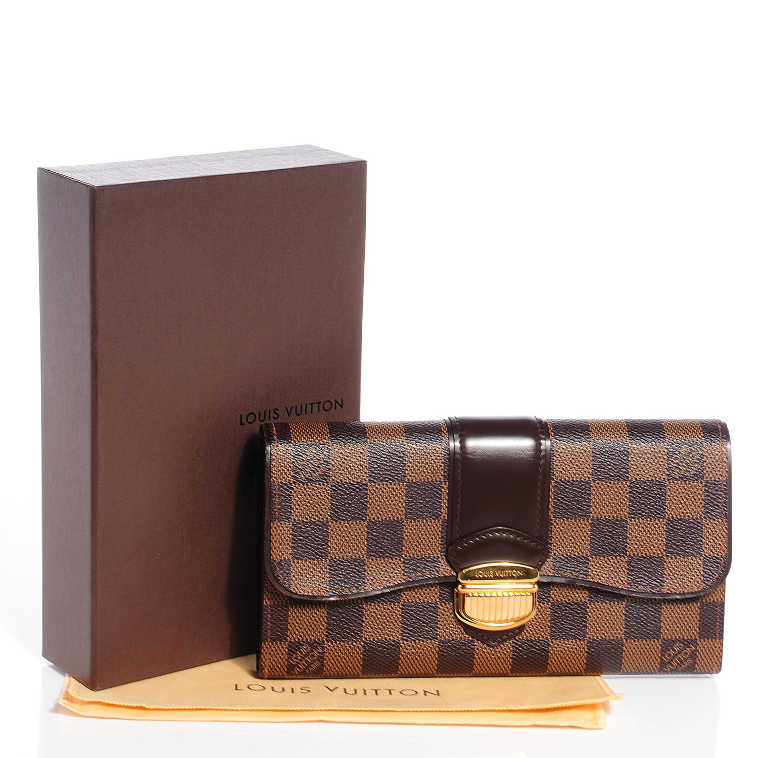 Louis Vuitton Damier Ebene Sistina Wallet 4 of 9